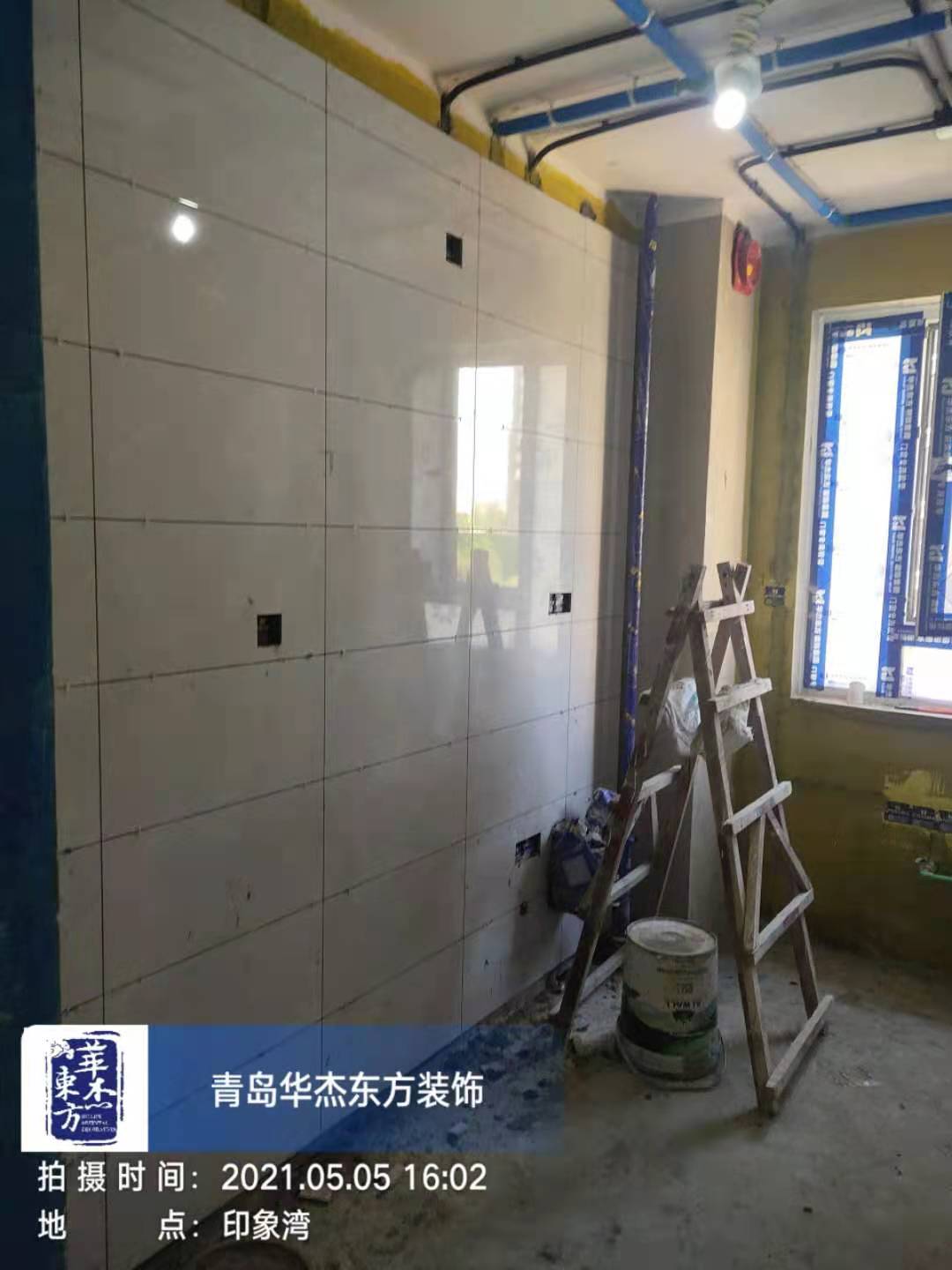 印象灣 115㎡ 現(xiàn)代簡(jiǎn)約 在施工地
