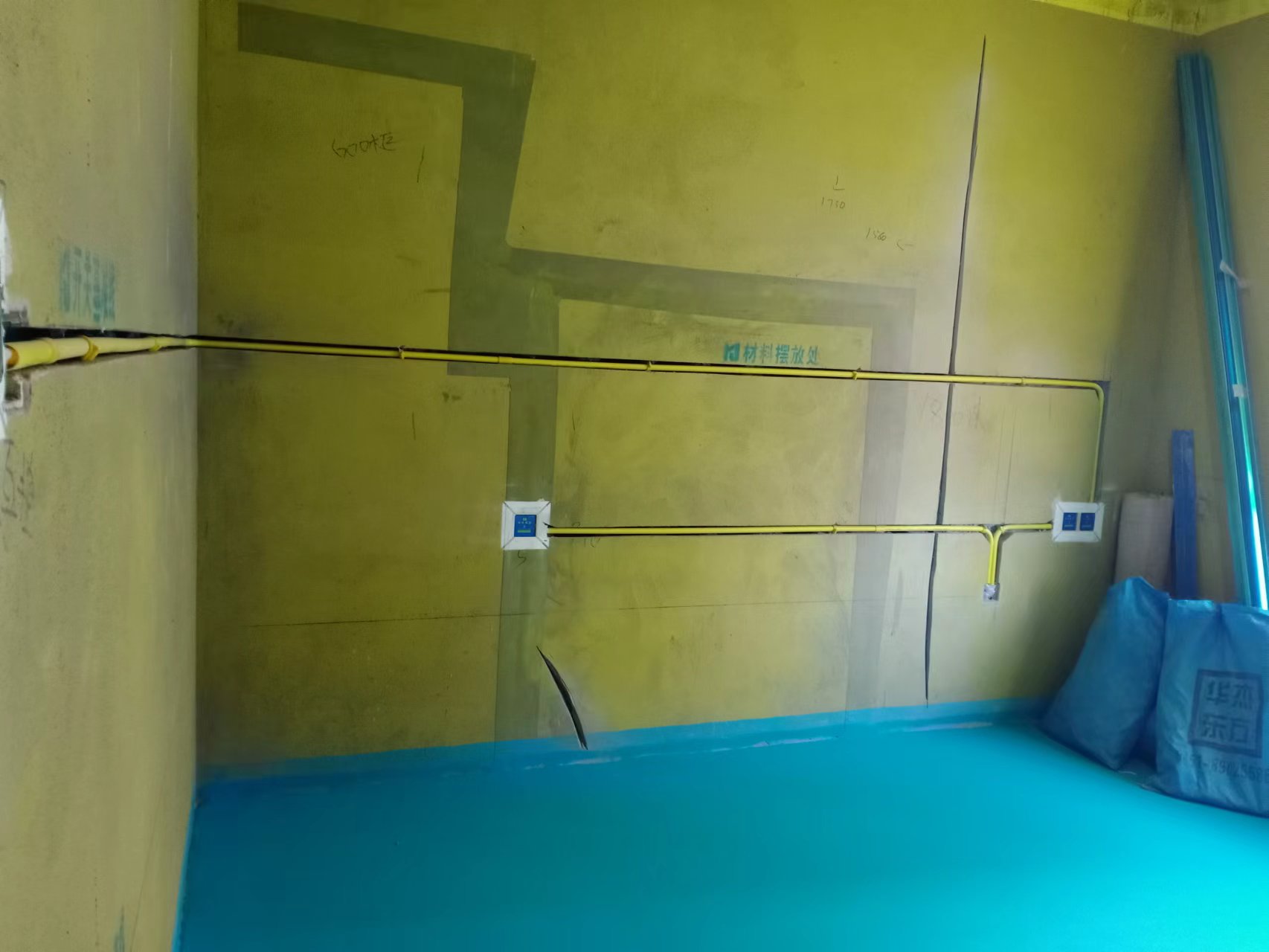 萬米麗景在施工地