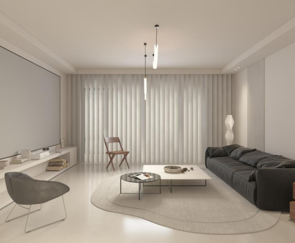 中?！ぴ坡垂^ 120m2 現(xiàn)代簡約風(fēng)格案例